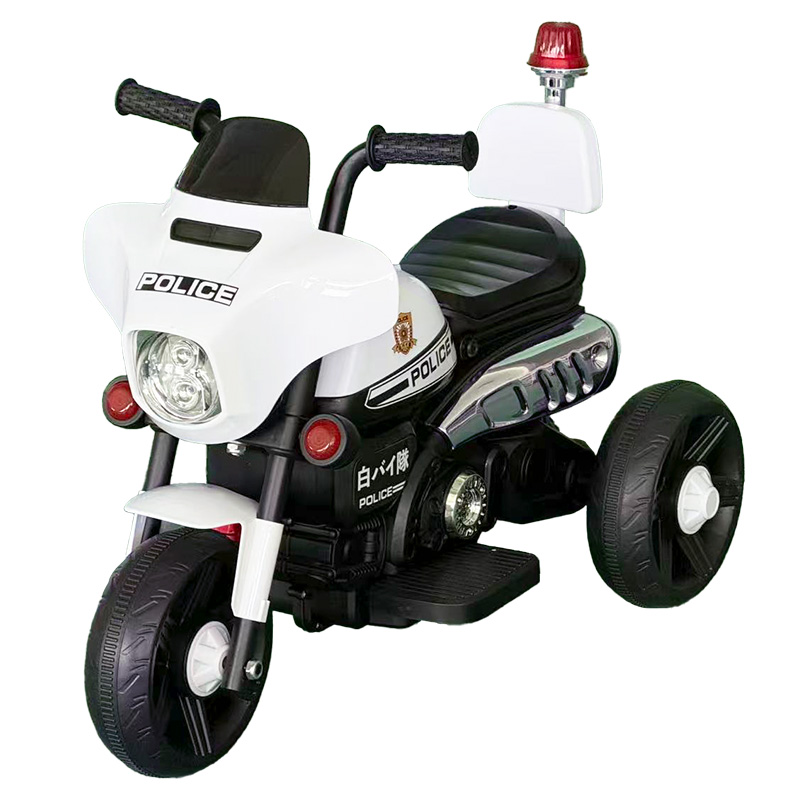 電動乗用玩具 白バイ ポリスバイク 乗用玩具